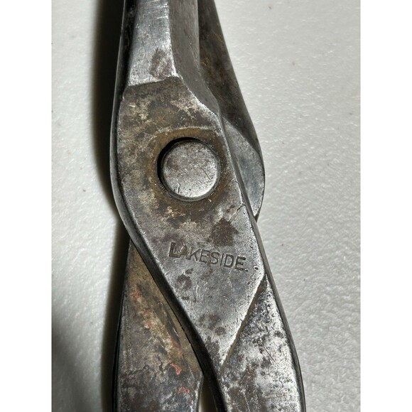 Vintage WISS A-12 Sheers  12” Inch Forged Shears & Lakeside Tin Snips Tools - Picture 6 of 8
